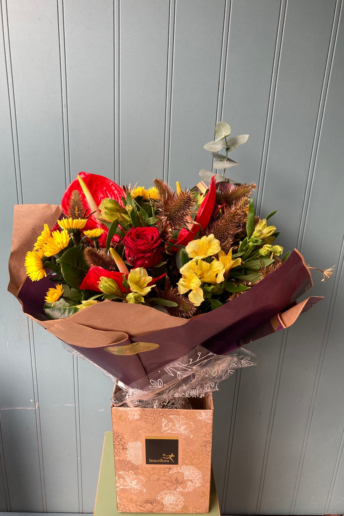 Christmas Bright Hand Tied Bouquet